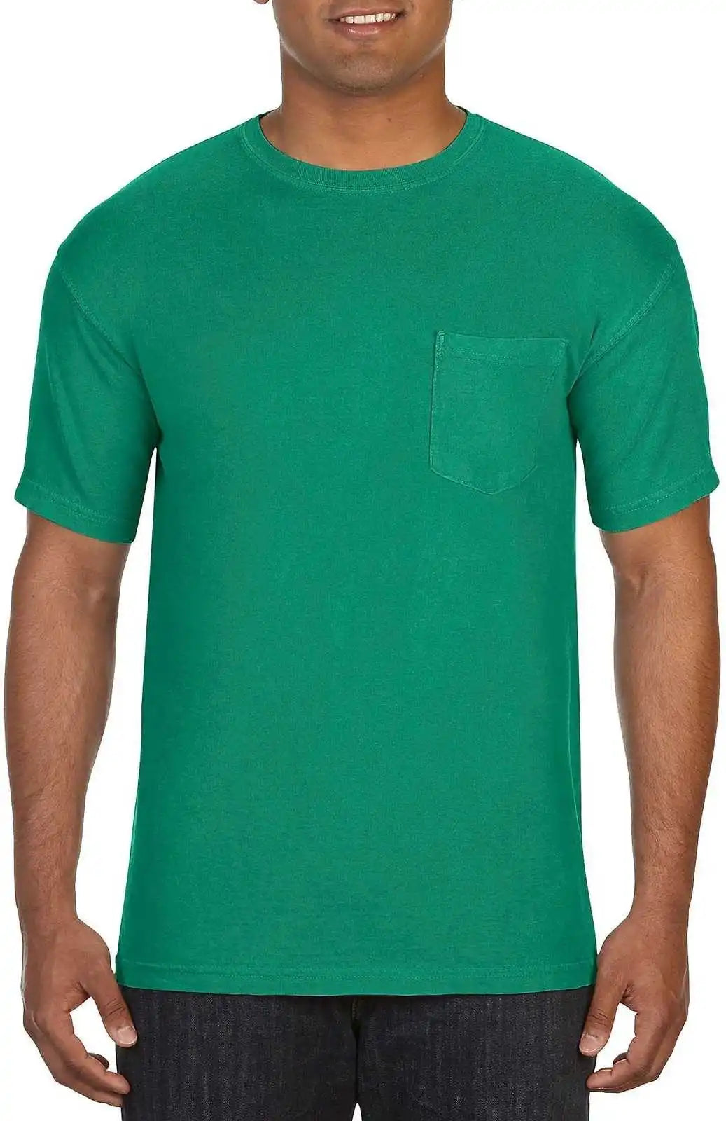 Comfort Colors 6030 Heavyweight Ring Spun Pocket Tee Grass