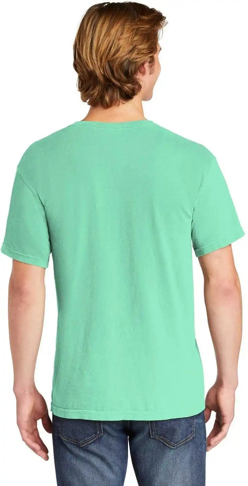 Comfort Colors 6030 Heavyweight Ring Spun Pocket Tee Island Reef