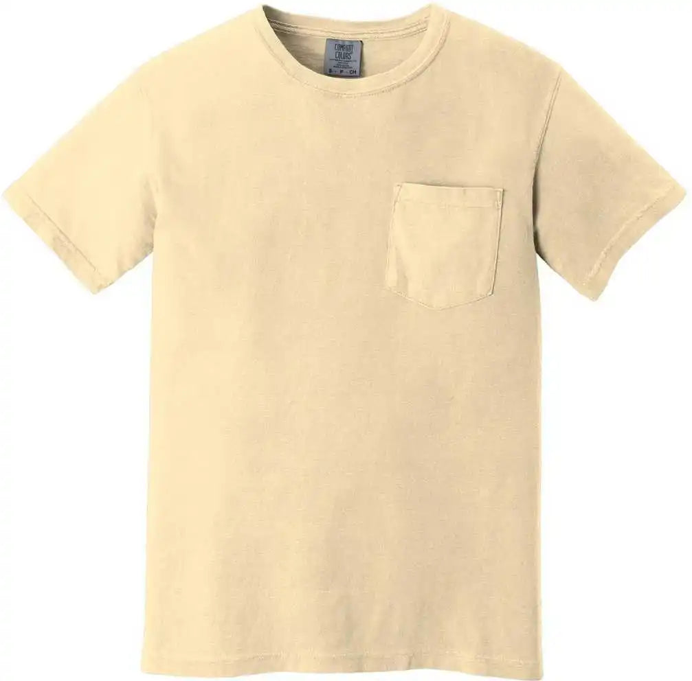 Comfort Colors 6030 Heavyweight Ring Spun Pocket Tee Ivory