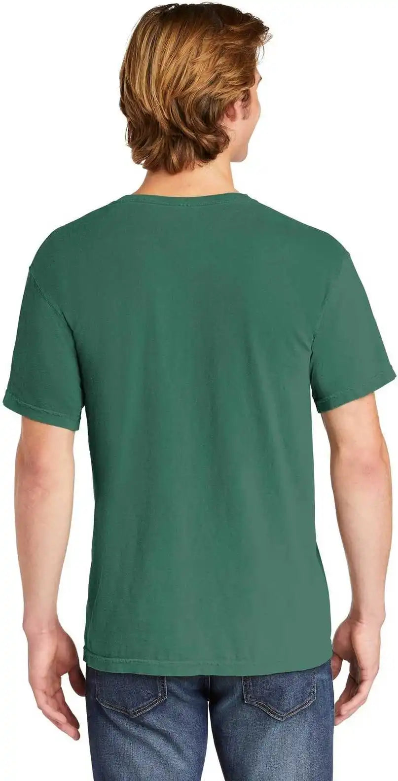 Comfort Colors 6030 Heavyweight Ring Spun Pocket Tee Light Green