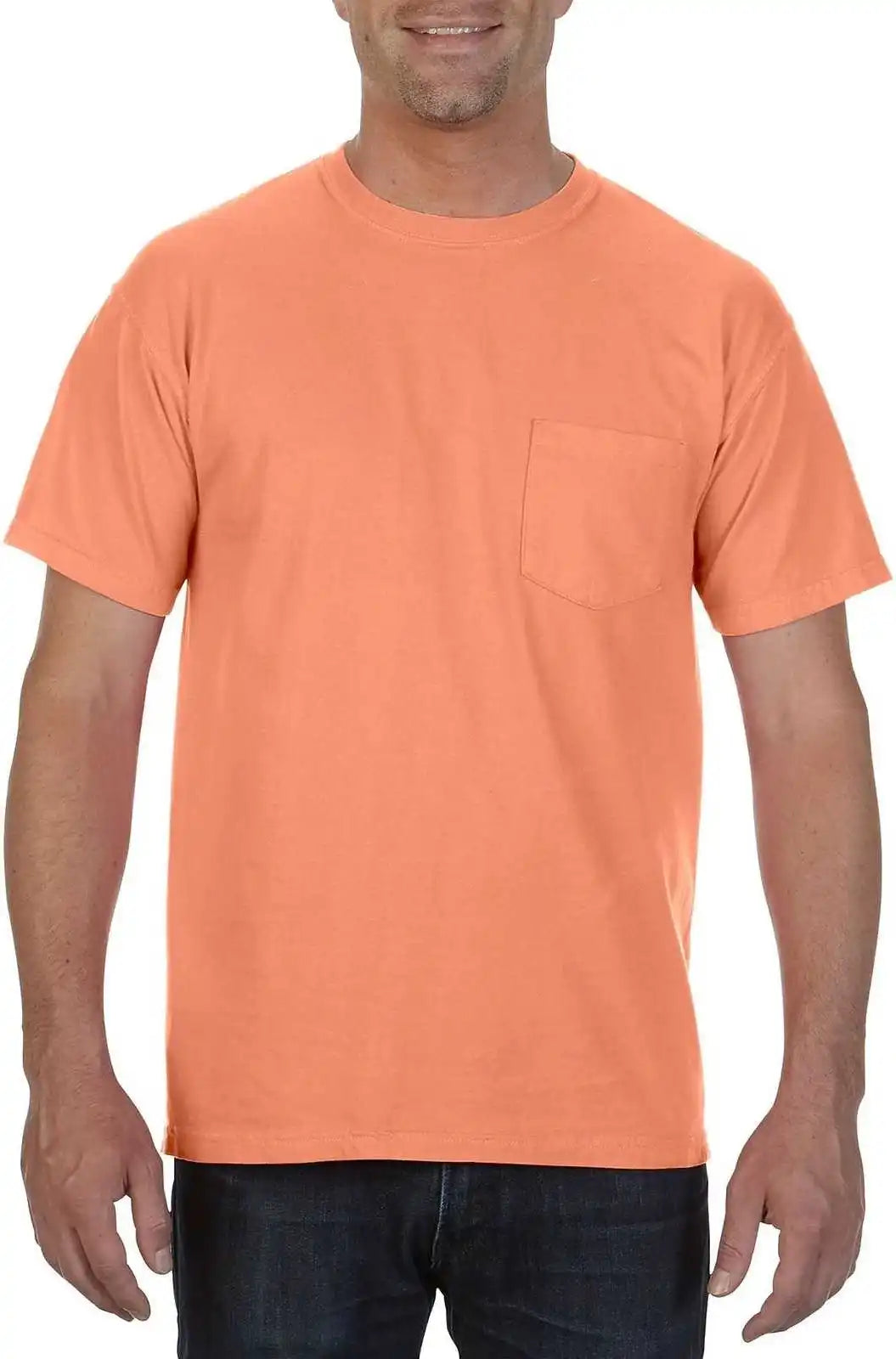 Comfort Colors 6030 Heavyweight Ring Spun Pocket Tee Melon