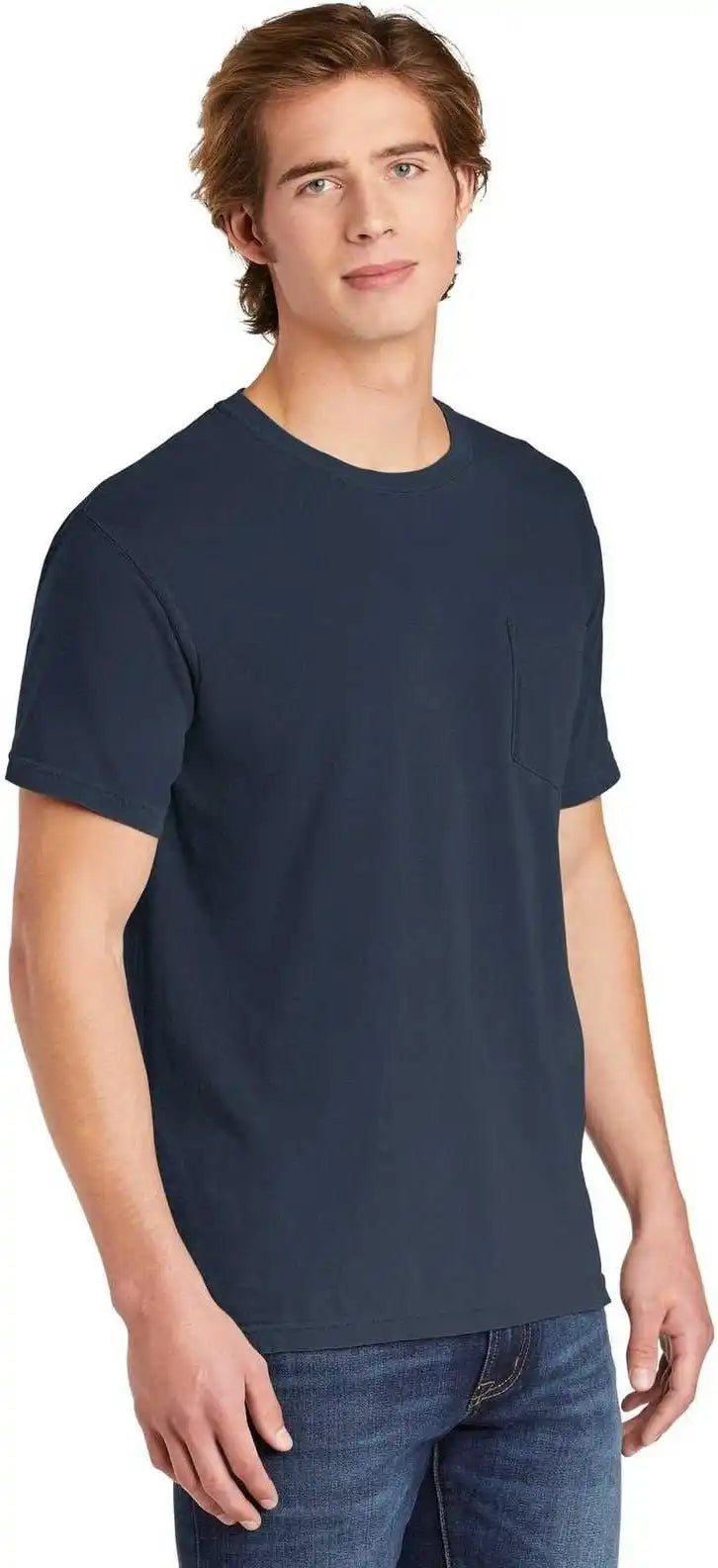 Comfort Colors 6030 Heavyweight Ring Spun Pocket Tee Midnight