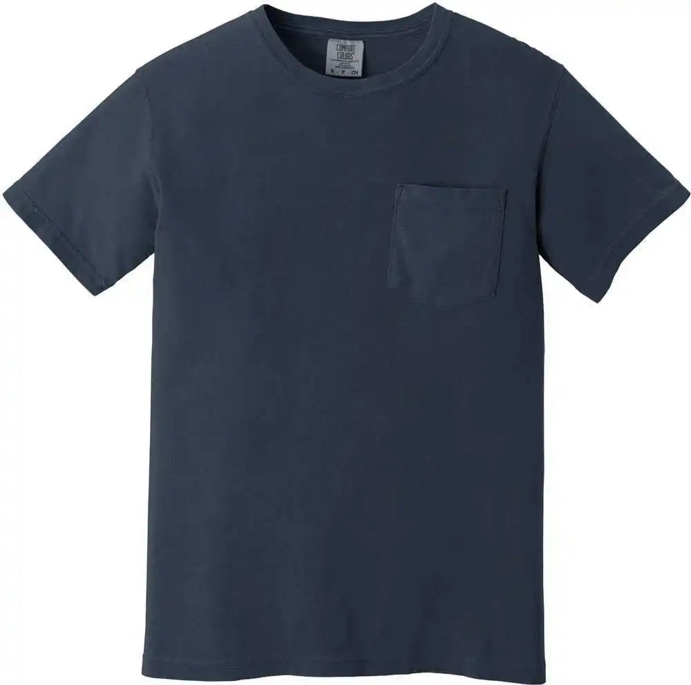 Comfort Colors 6030 Heavyweight Ring Spun Pocket Tee Midnight