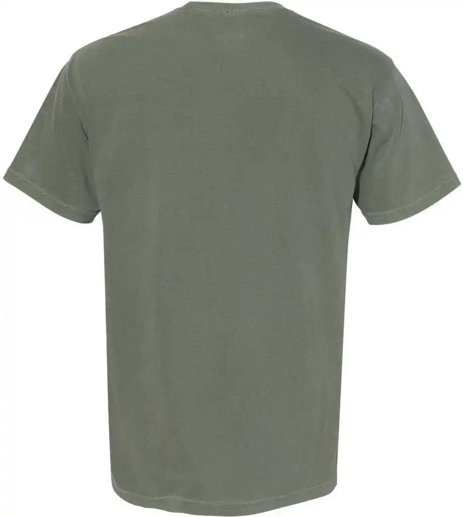 Comfort Colors 6030 Heavyweight Ring Spun Pocket Tee - Moss