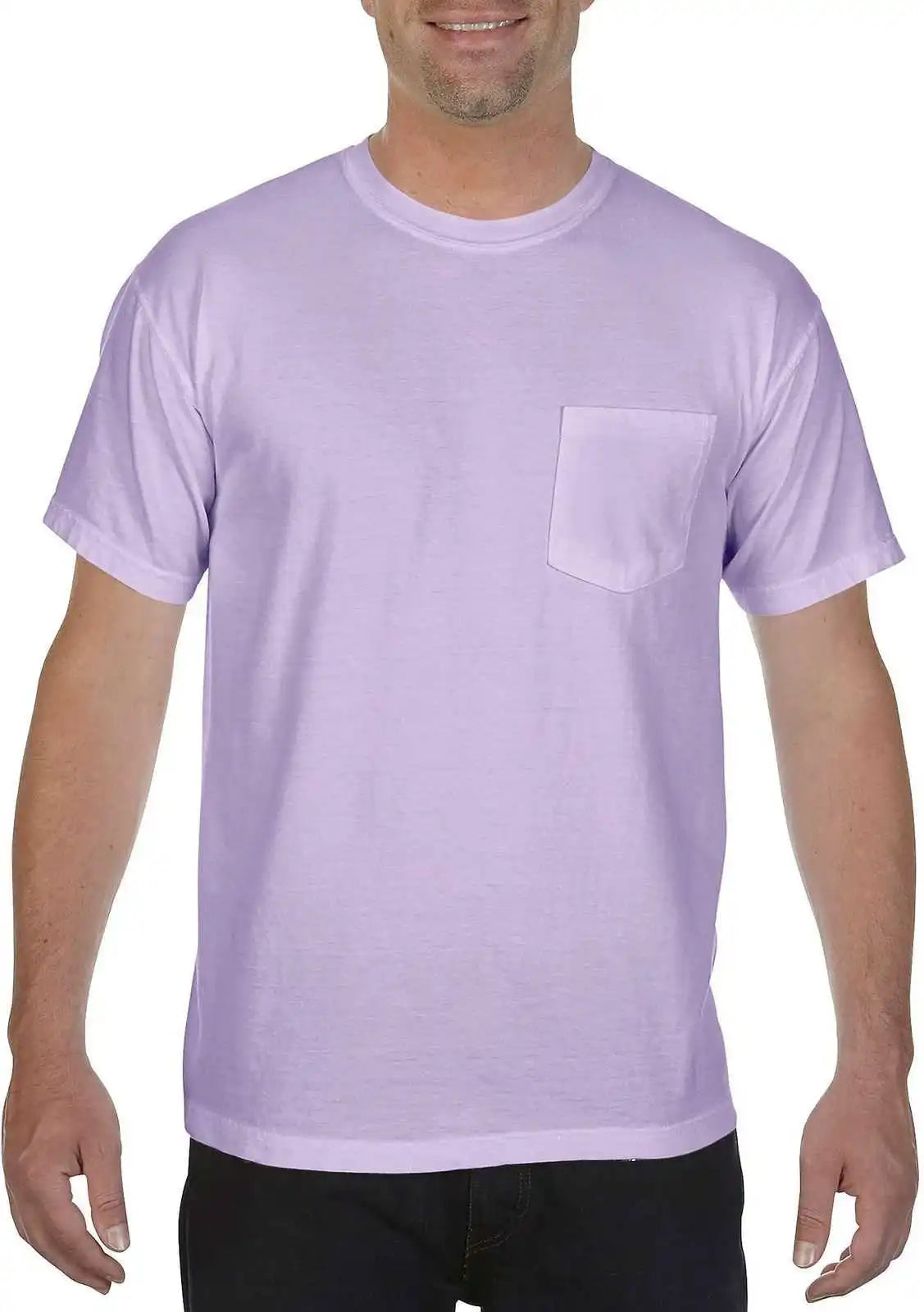 Comfort Colors 6030 Heavyweight Ring Spun Pocket Tee Orchid