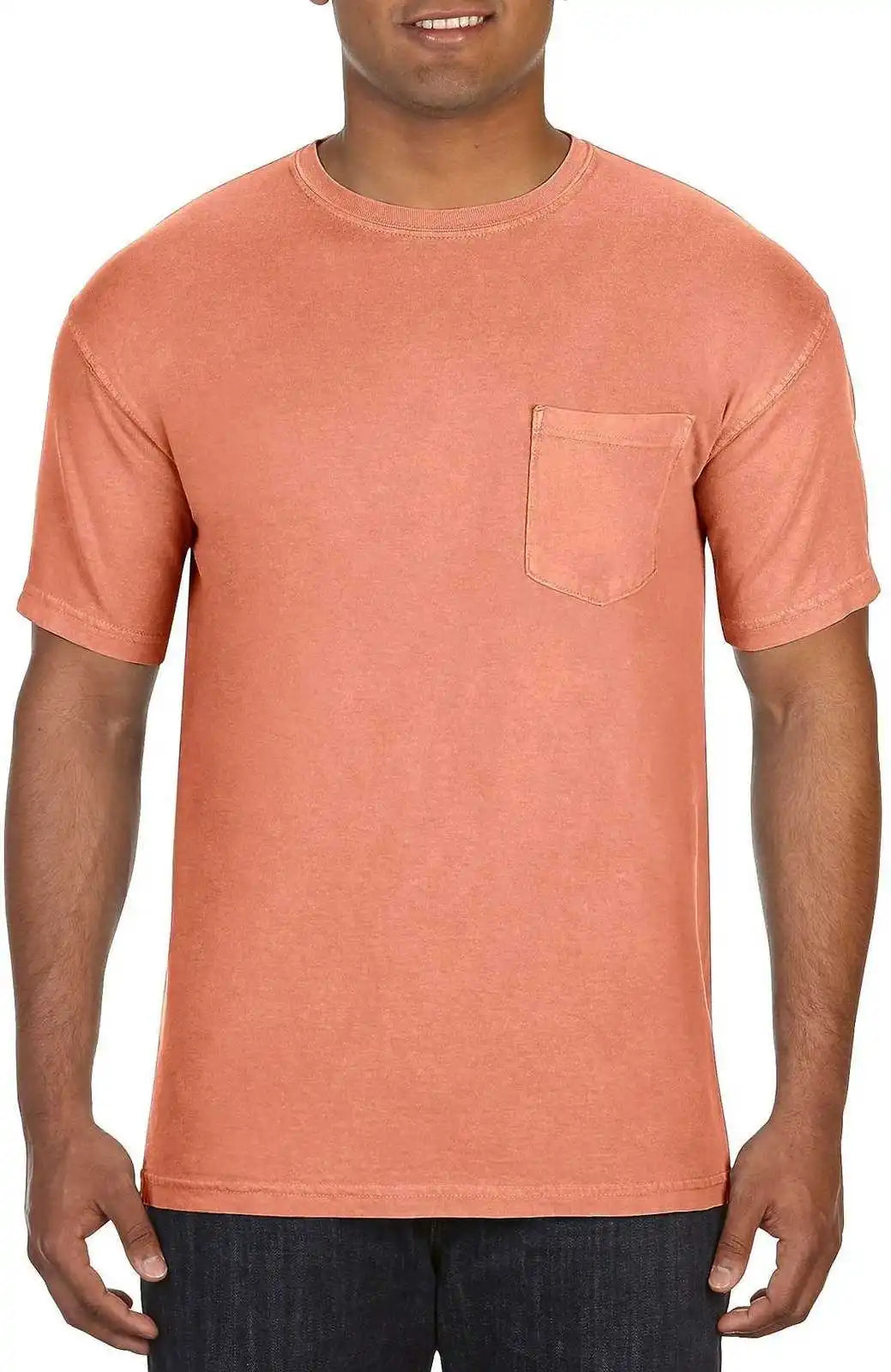 Comfort Colors 6030 Heavyweight Ring Spun Pocket Tee Terracotta
