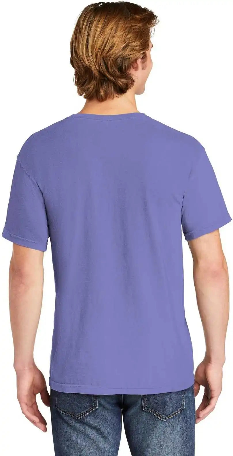 Comfort Colors 6030 Heavyweight Ring Spun Pocket Tee Violet