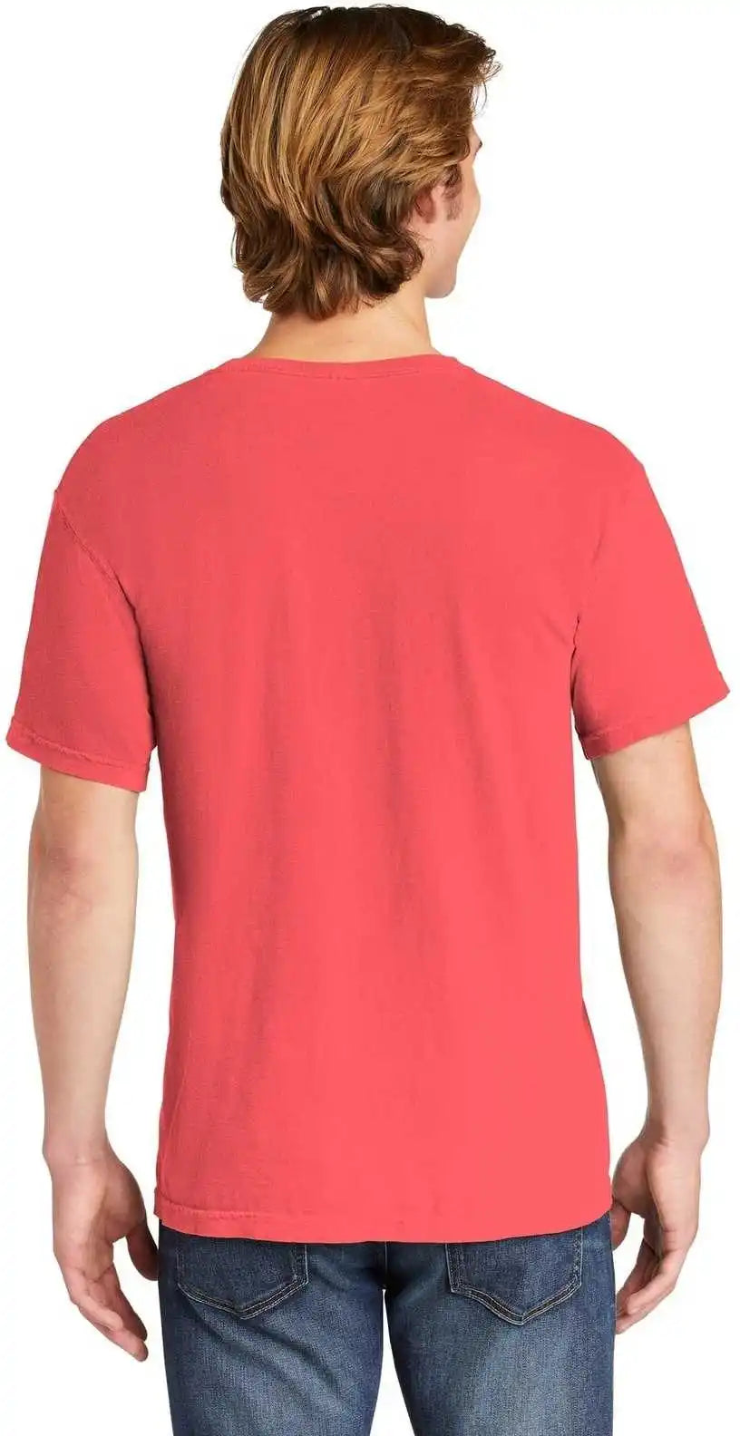 Comfort Colors 6030 Heavyweight Ring Spun Pocket Tee Watermelon