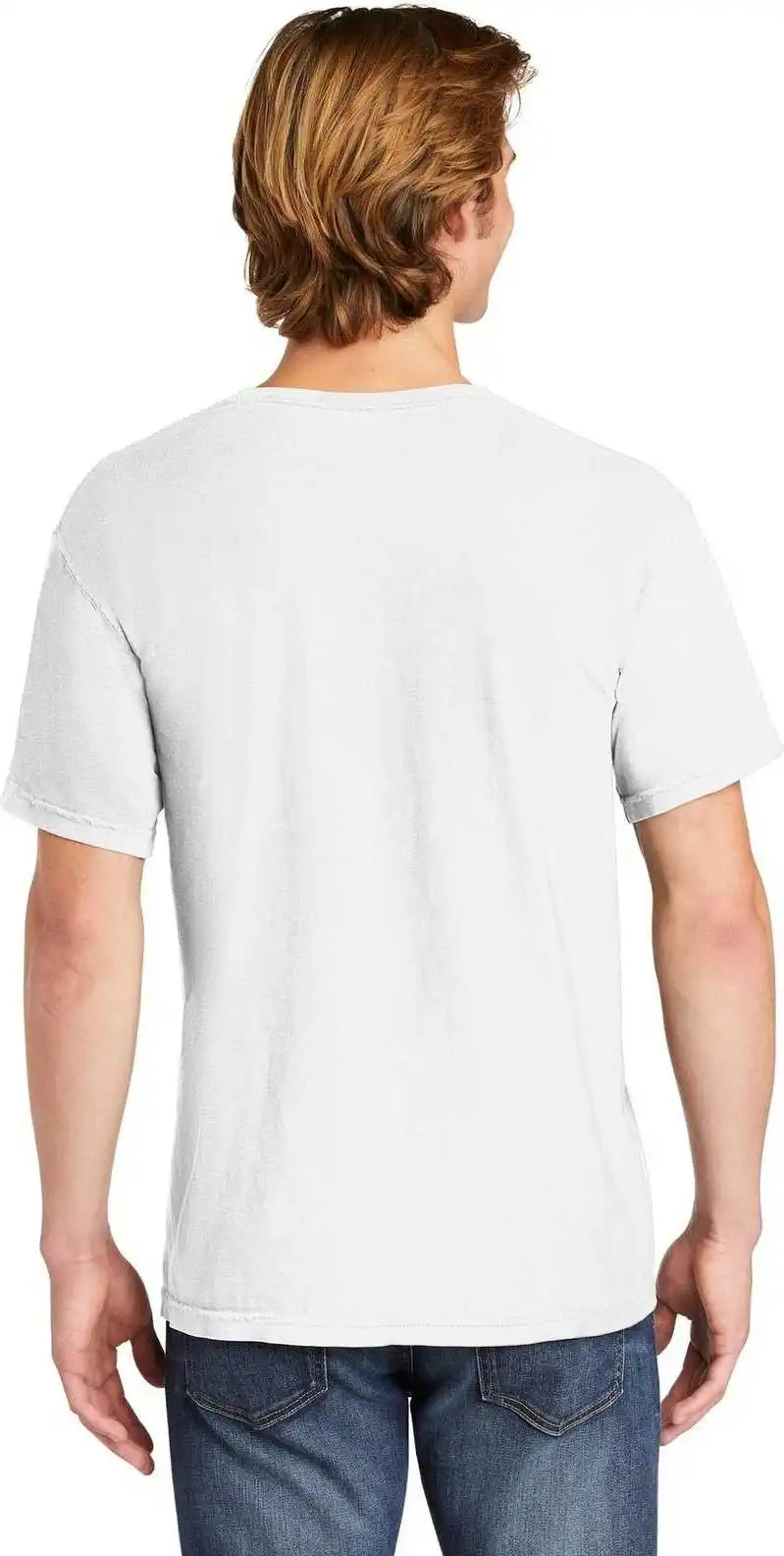 Comfort Colors 6030 Heavyweight Ring Spun Pocket Tee White
