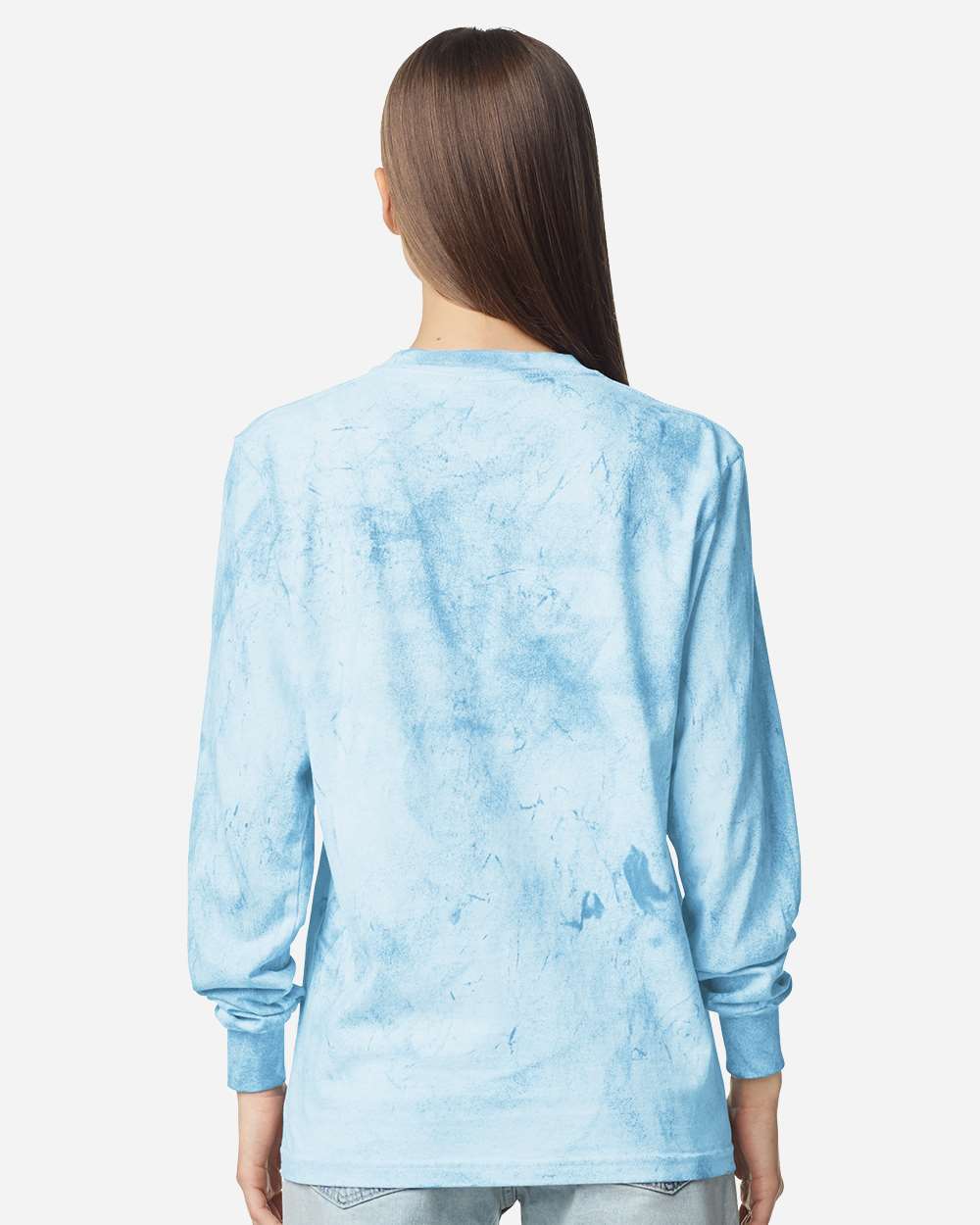 Comfort Colors 6045 Unisex Colorblast Long Sleeve T-shirt - Fiji Blue