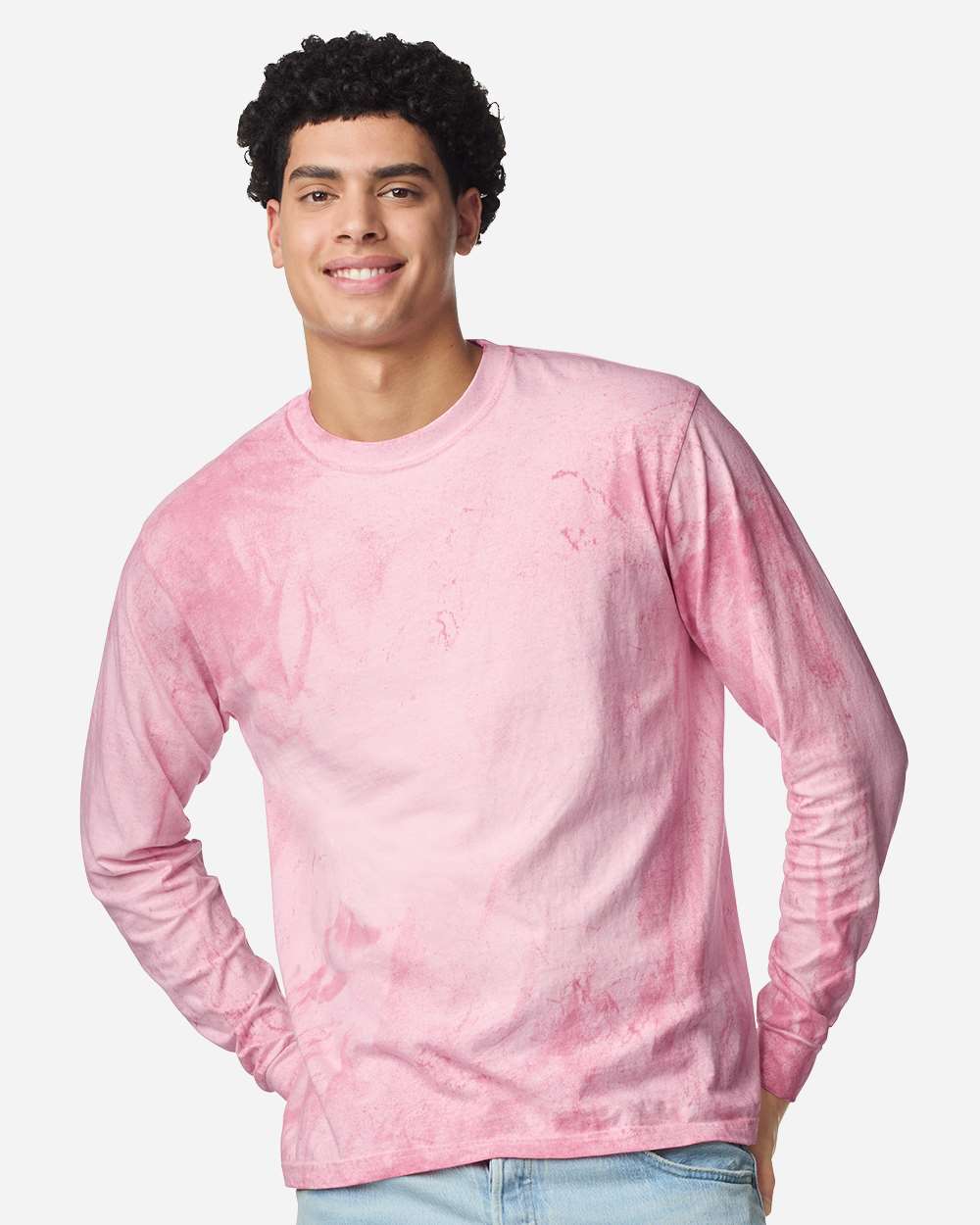 Comfort Colors 6045 Unisex Colorblast Long Sleeve T-shirt - Hibiscus