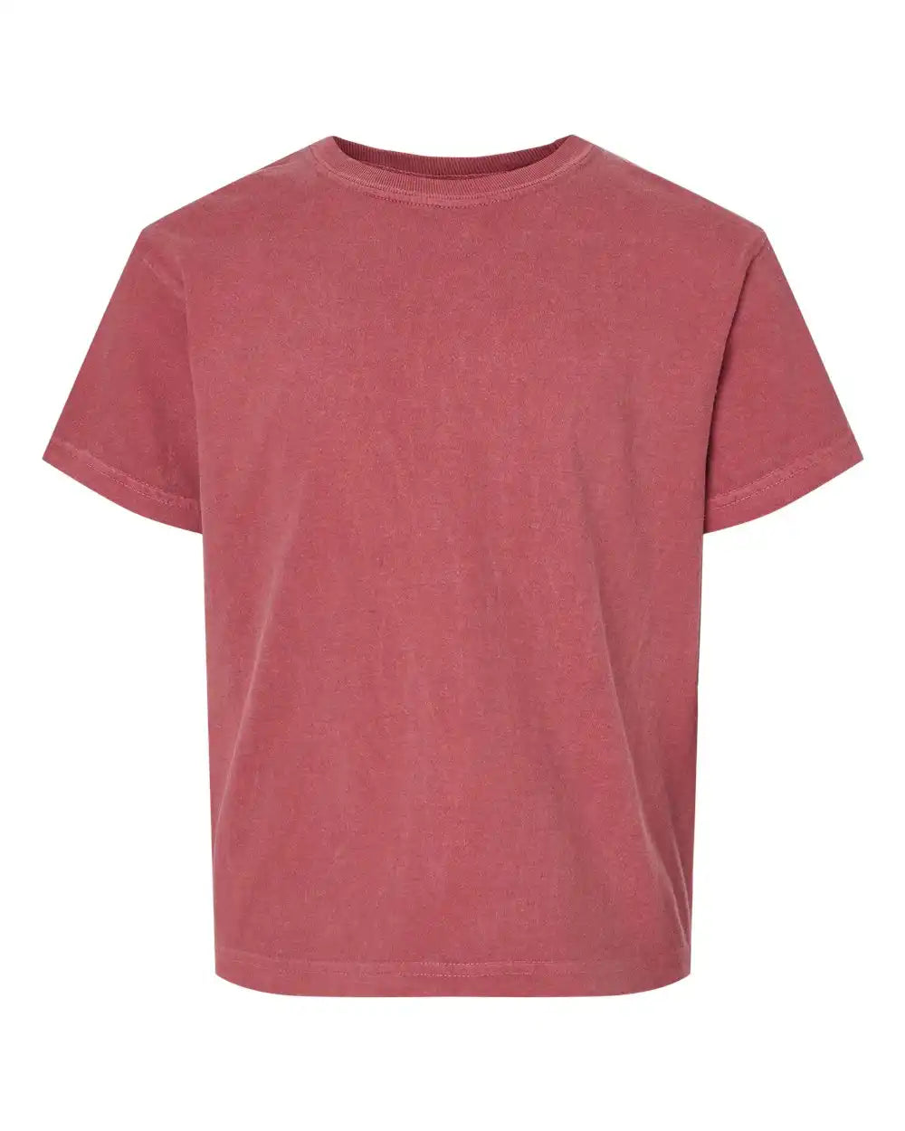 Comfort Colors 9018 Garment-dyed Youth Heavyweight T-shirt - Crimson - Xs