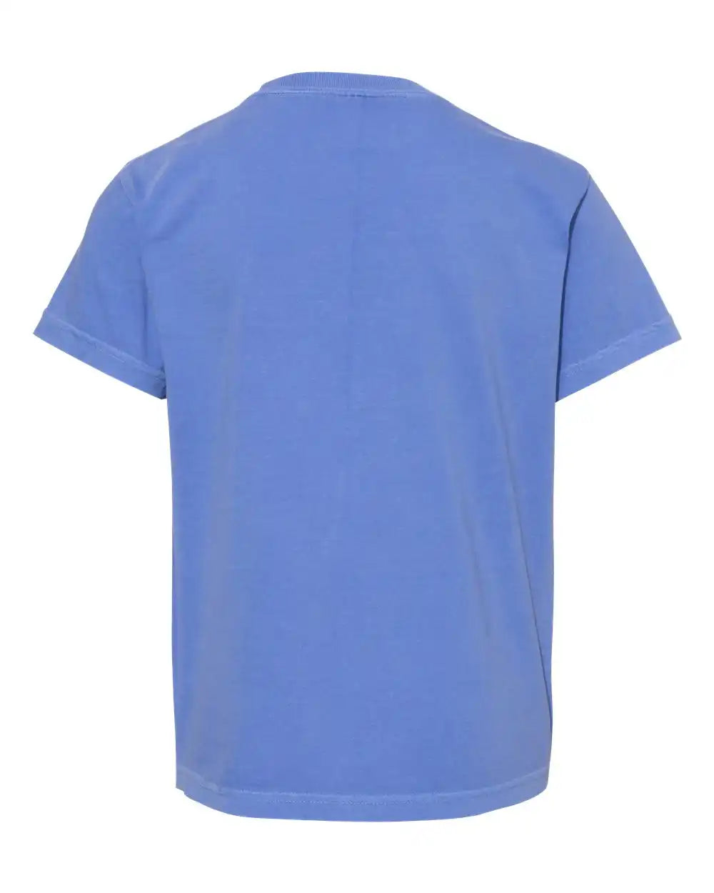 Comfort Colors 9018 Garment-dyed Youth Heavyweight T-shirt - Flo Blue - Xs