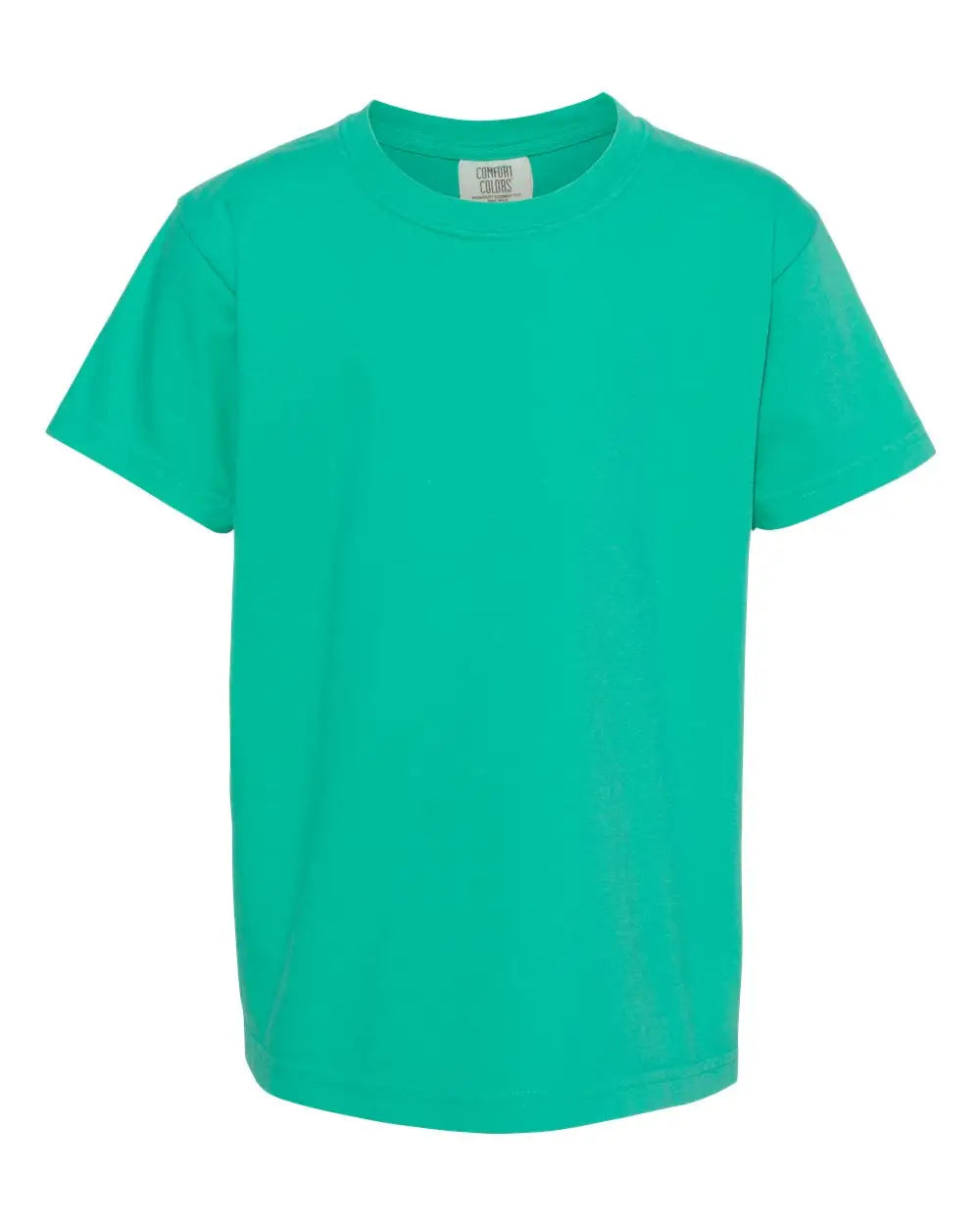 Comfort Colors 9018 Garment-dyed Youth Heavyweight T-shirt - Island Green - Xs