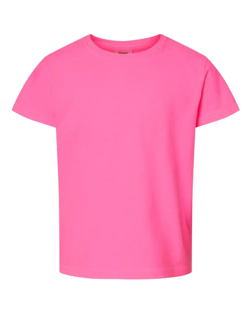 Comfort Colors 9018 Garment-dyed Youth Heavyweight T-shirt - Neon Pink - Xs