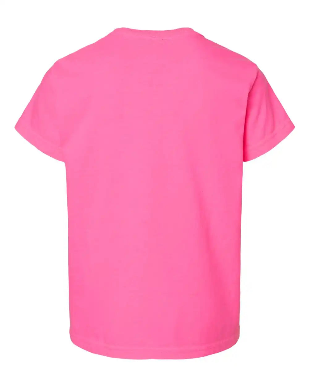 Comfort Colors 9018 Garment-dyed Youth Heavyweight T-shirt - Neon Pink - Xs
