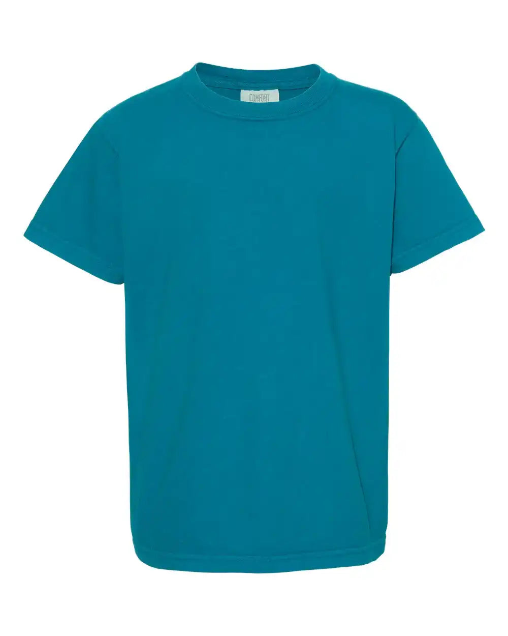 Comfort Colors 9018 Garment-dyed Youth Heavyweight T-shirt - Topaz Blue - Xs