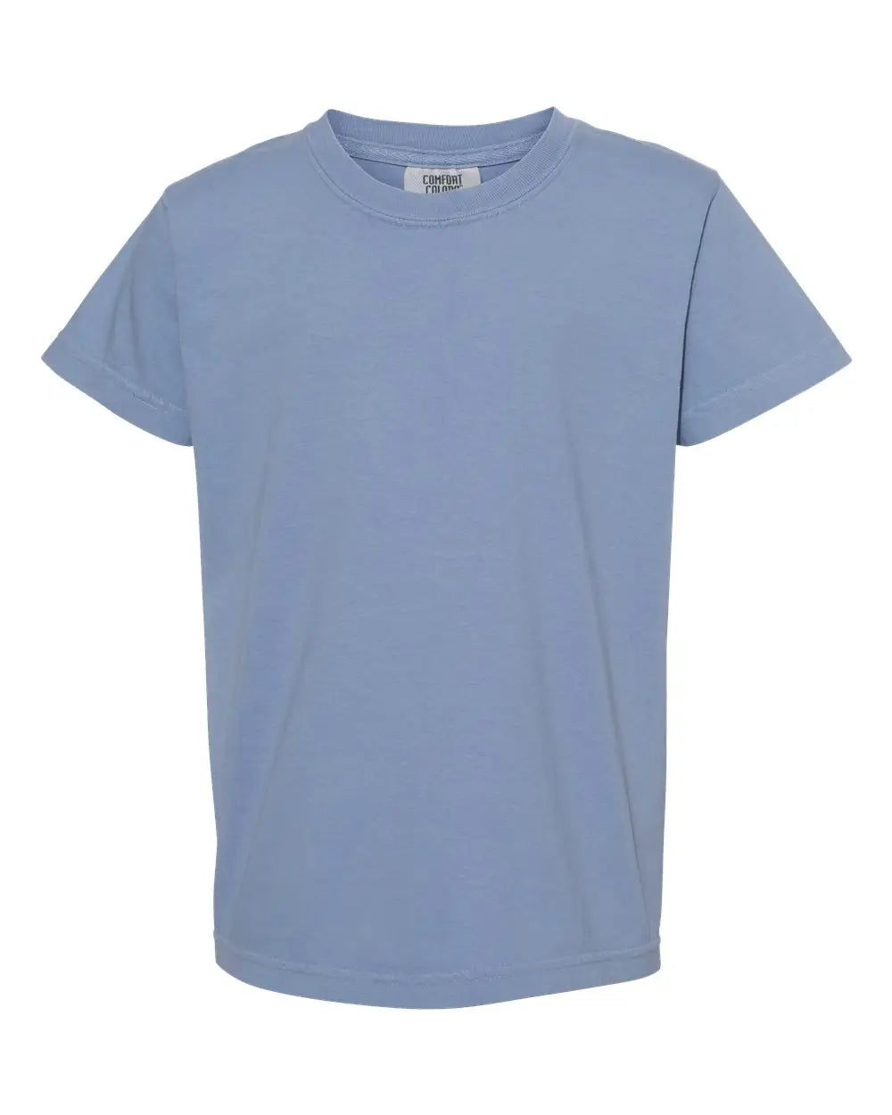 Comfort Colors 9018 Garment-dyed Youth Heavyweight T-shirt - Washed Denim - Navy / Xs