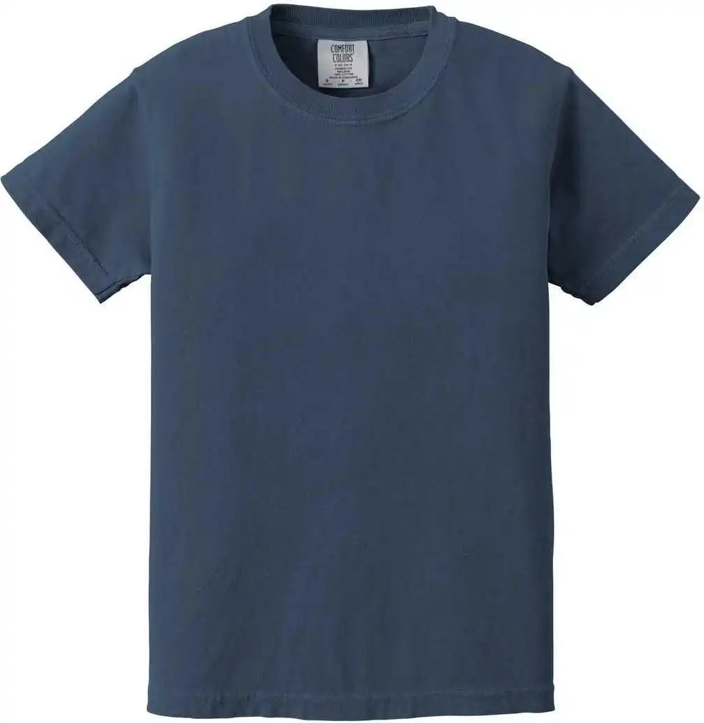 Comfort Colors 9018 Youth Midweight Ring Spun Tee Blue Jean