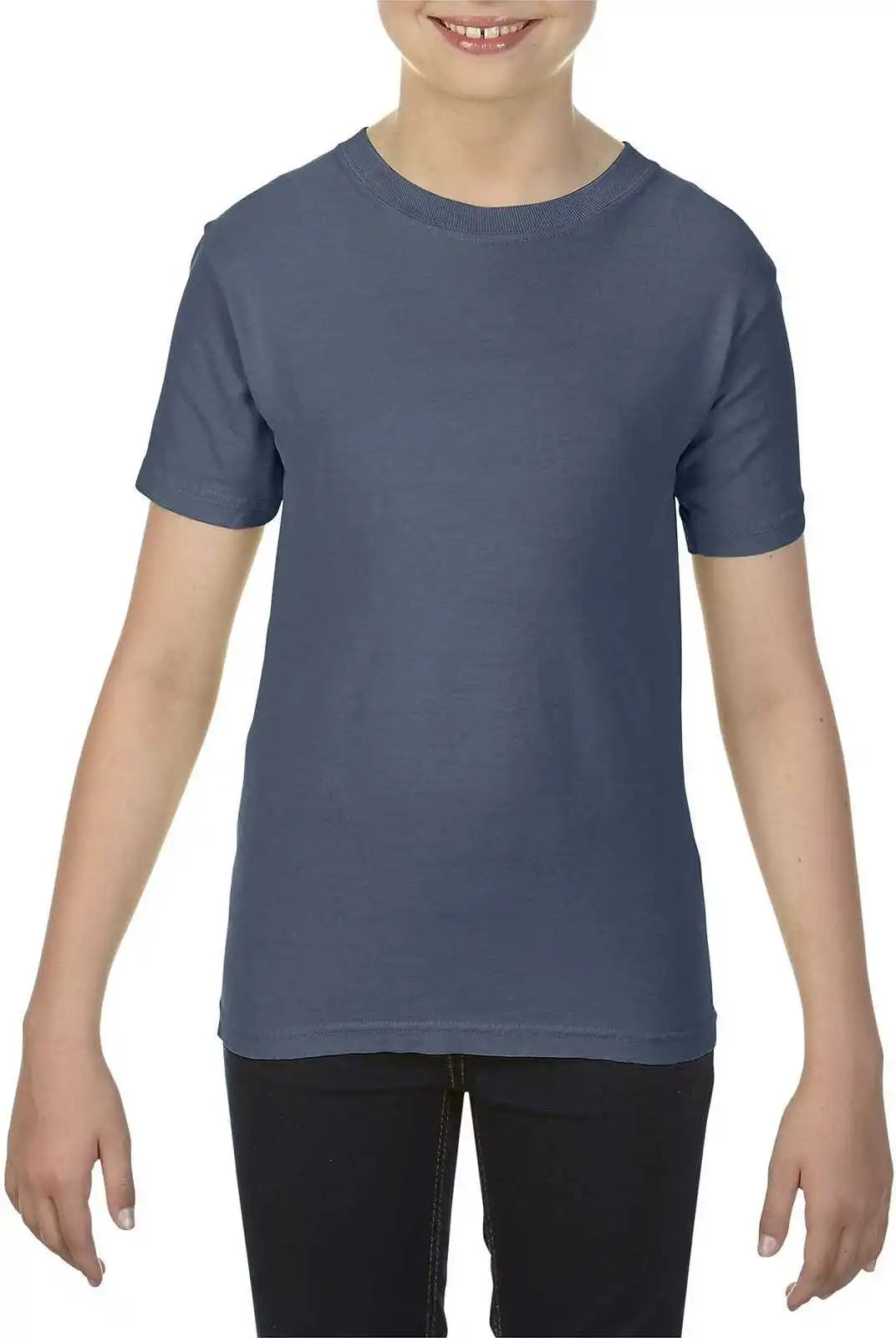 Comfort Colors 9018 Youth Midweight Ring Spun Tee - Denim