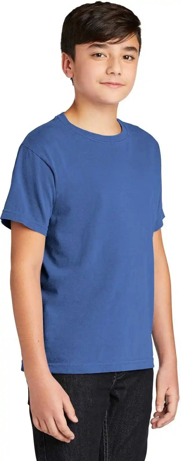 Comfort Colors 9018 Youth Midweight Ring Spun Tee Flo Blue