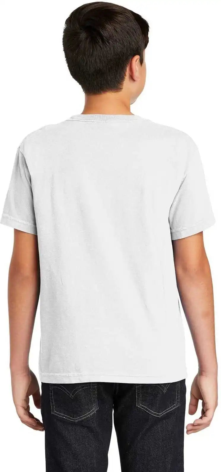 Comfort Colors 9018 Youth Midweight Ring Spun Tee White