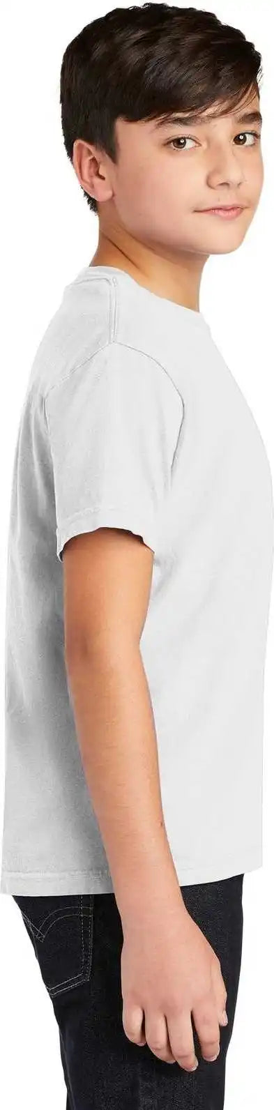 Comfort Colors 9018 Youth Midweight Ring Spun Tee White