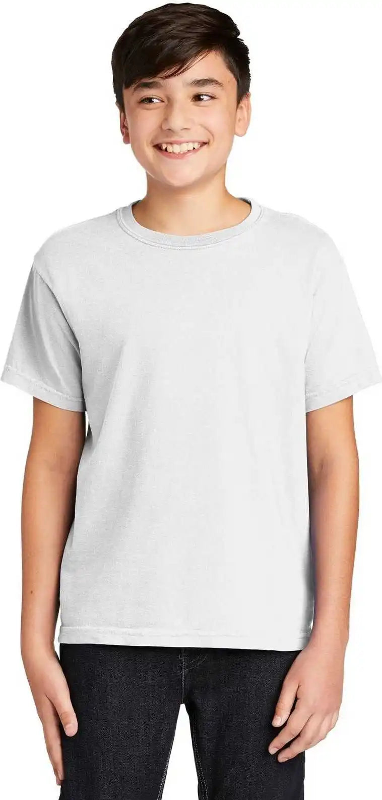 Comfort Colors 9018 Youth Midweight Ring Spun Tee White