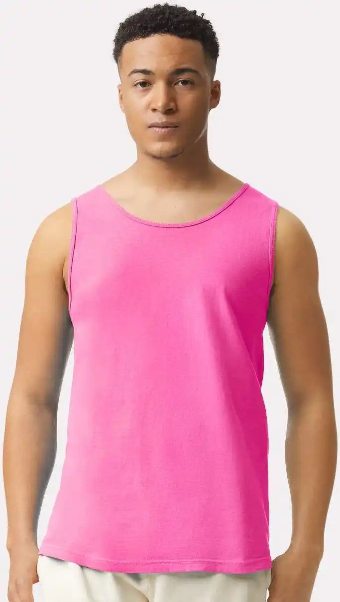 Comfort Colors 9360 Garment-dyed Heavyweight Tank Top - Neon Pink
