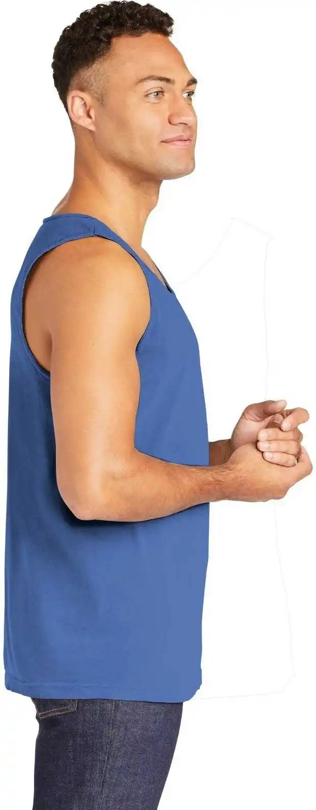 Comfort Colors 9360 Heavyweight Ring Spun Tank Top - Flo Blue