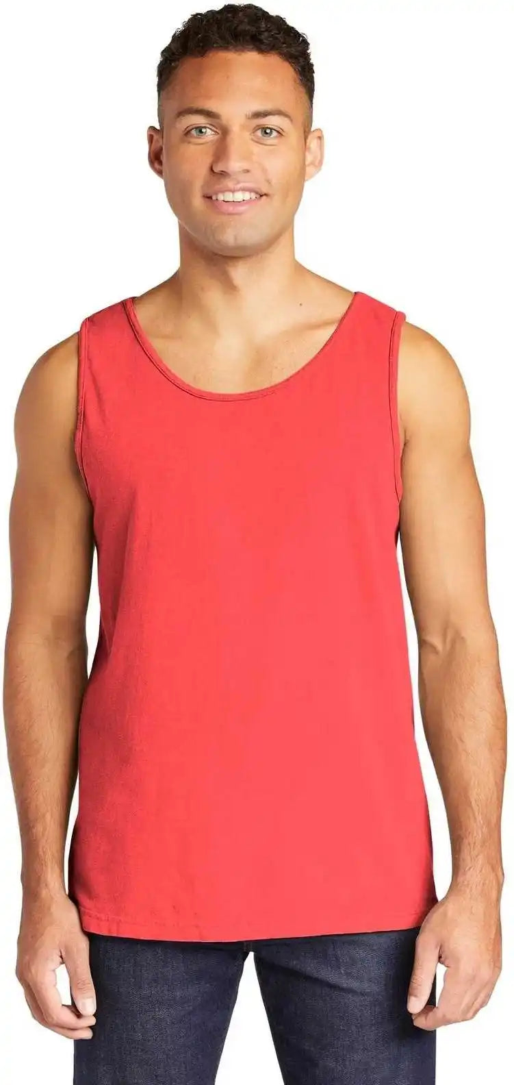 Comfort Colors 9360 Heavyweight Ring Spun Tank Top Neon Red Orange