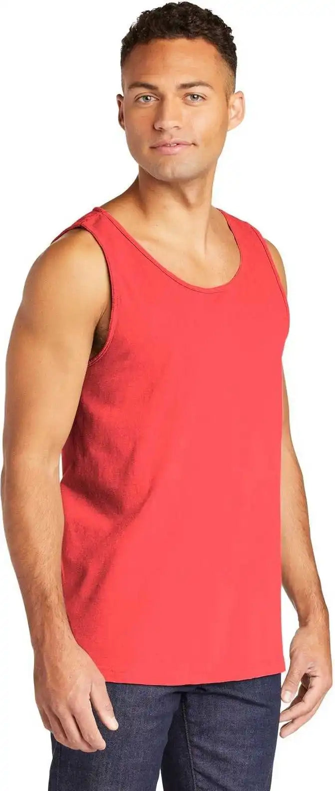 Comfort Colors 9360 Heavyweight Ring Spun Tank Top Neon Red Orange