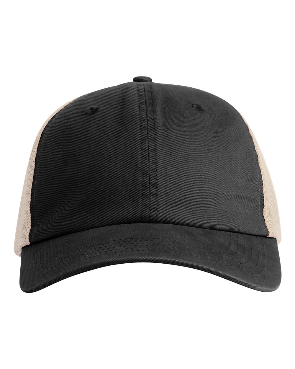 Comfort Colors Ccst0 Sunwashed Trucker Cap - Black