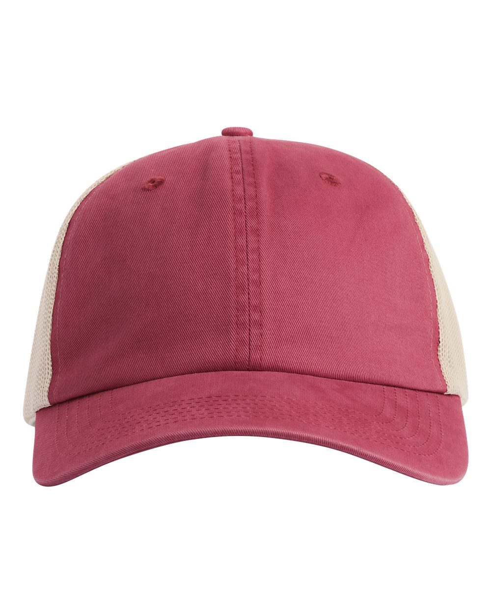 Comfort Colors Ccst0 Sunwashed Trucker Cap - Crimson