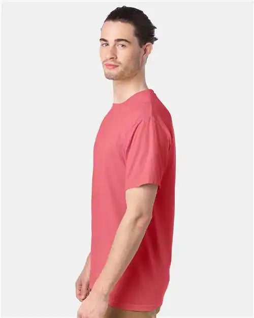 Comfortwash by Hanes Gdh100 Garment-dyed T-shirt - Coral Craze