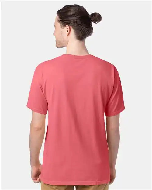 Comfortwash by Hanes Gdh100 Garment-dyed T-shirt - Coral Craze