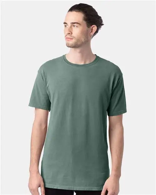 Comfortwash by Hanes Gdh100 Garment-dyed T-shirt - Cypress Green