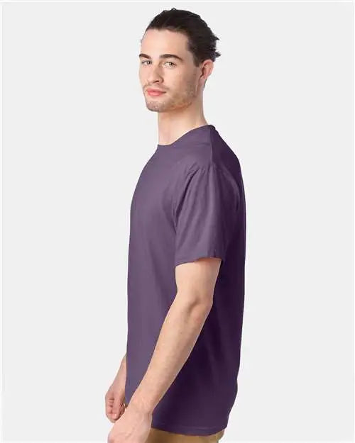 Comfortwash by Hanes Gdh100 Garment-dyed T-shirt - Grape Soda