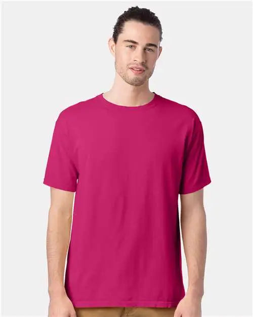 Comfortwash by Hanes Gdh100 Garment-dyed T-shirt - Peony Pink