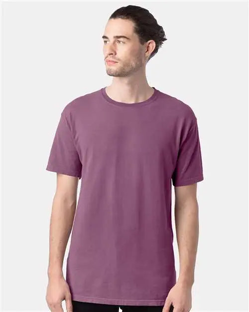 Comfortwash by Hanes Gdh100 Garment-dyed T-shirt - Purple Plum Raisin