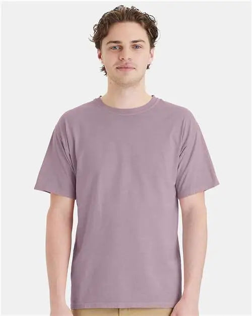 Comfortwash by Hanes Gdh11b Botanical Dyed T-shirt - Nimbus