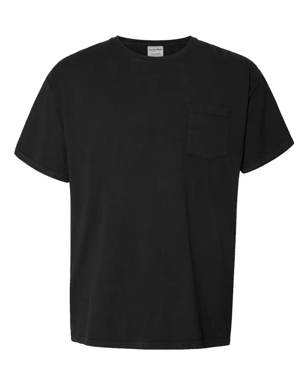 Comfortwash by Hanes Gdh150 Garment-dyed Pocket T-shirt - Black
