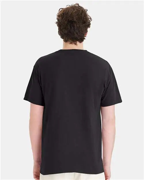 Comfortwash by Hanes Gdh150 Garment-dyed Pocket T-shirt - Black