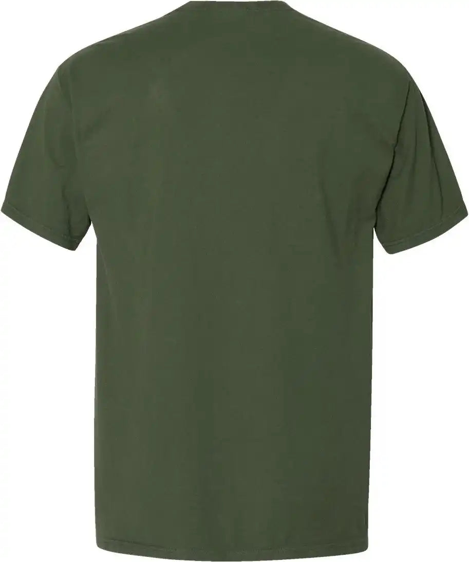 Comfortwash by Hanes Gdh150 Garment-dyed Pocket T-shirt - Moss - s
