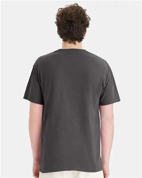 Comfortwash by Hanes Gdh150 Garment-dyed Pocket T-shirt - New Railroad Grey