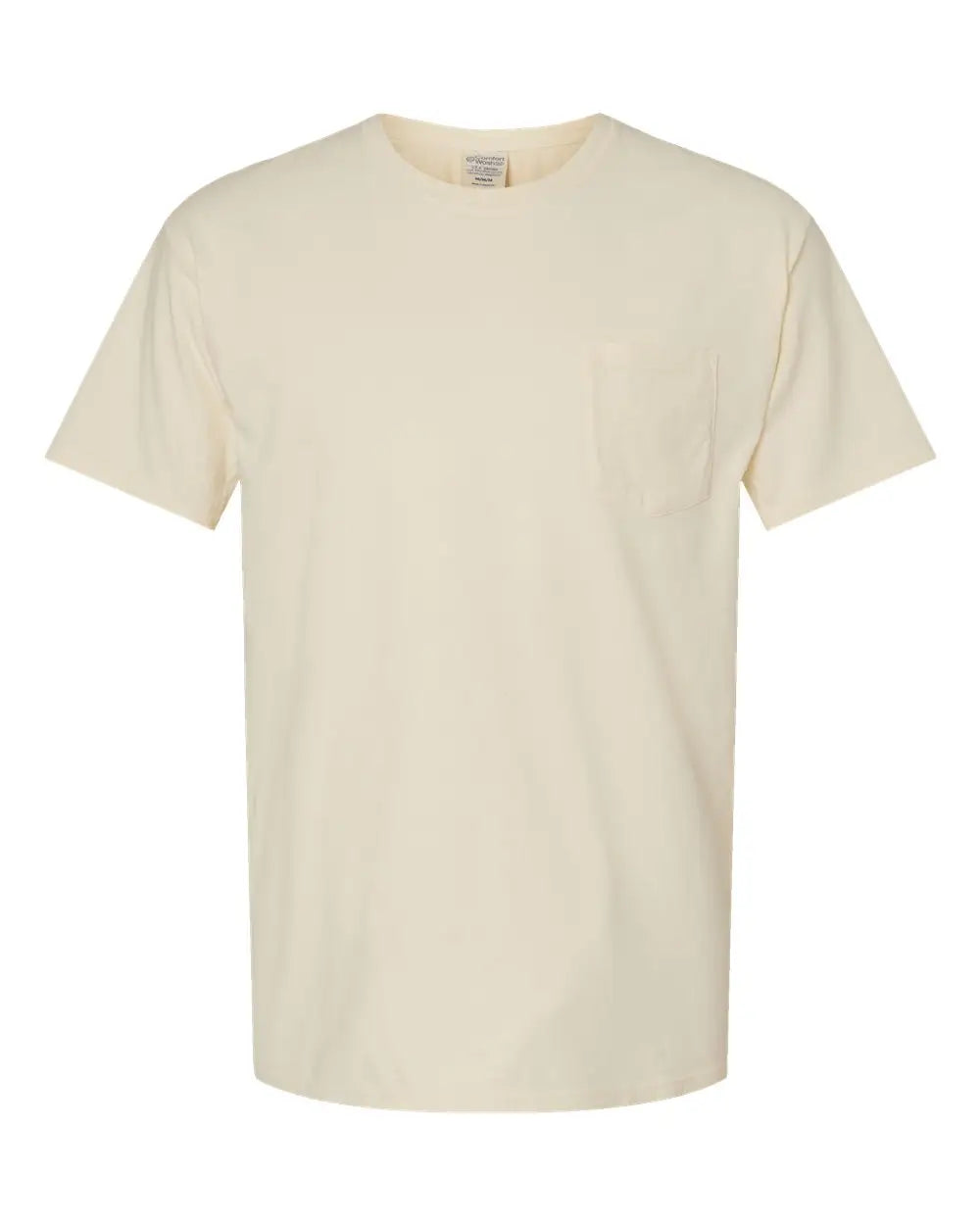 Comfortwash by Hanes Gdh150 Garment-dyed Pocket T-shirt - Parchment - Ivory / s