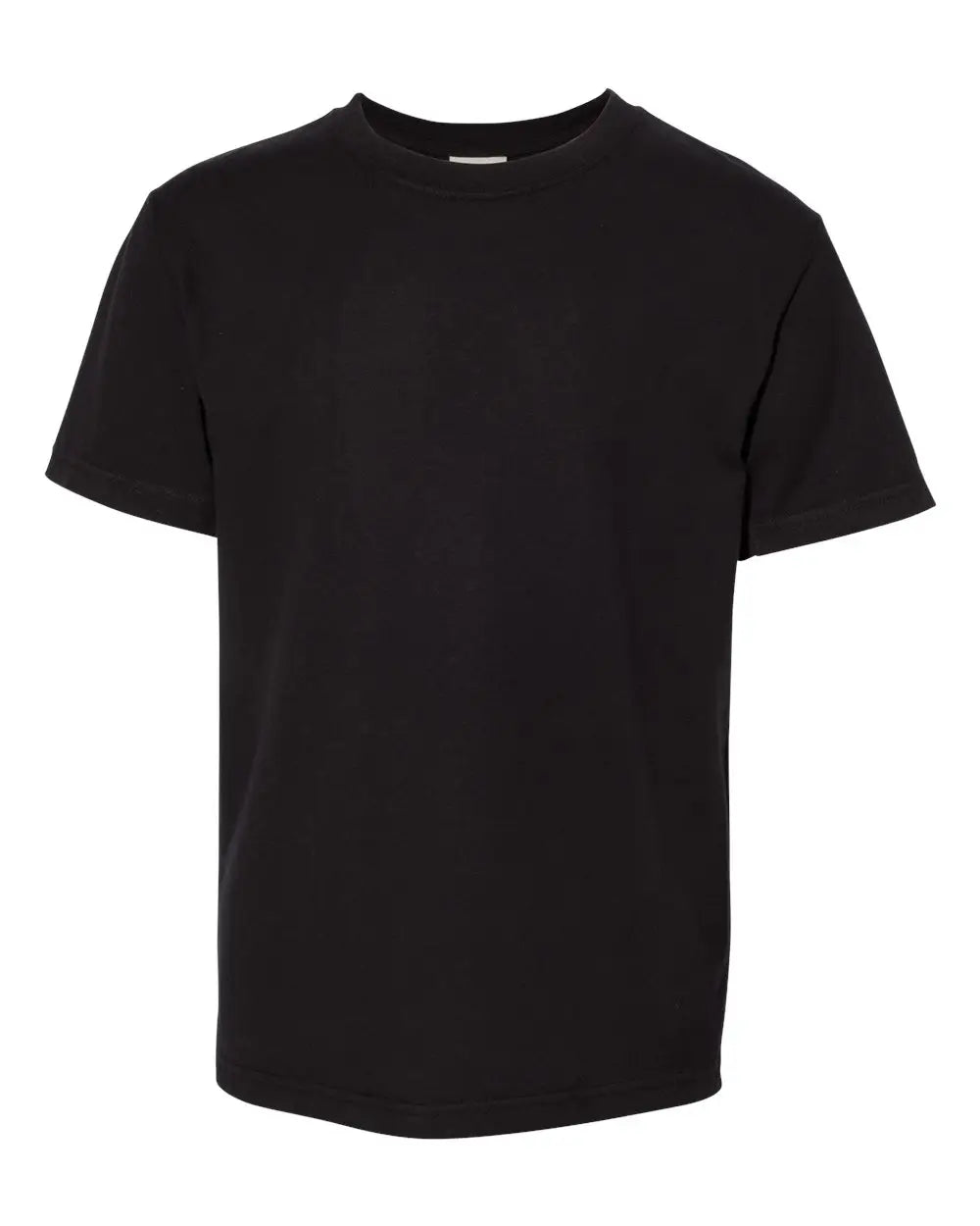 Comfortwash by Hanes Gdh175 Garment-dyed Youth T-shirt - Black - Xs
