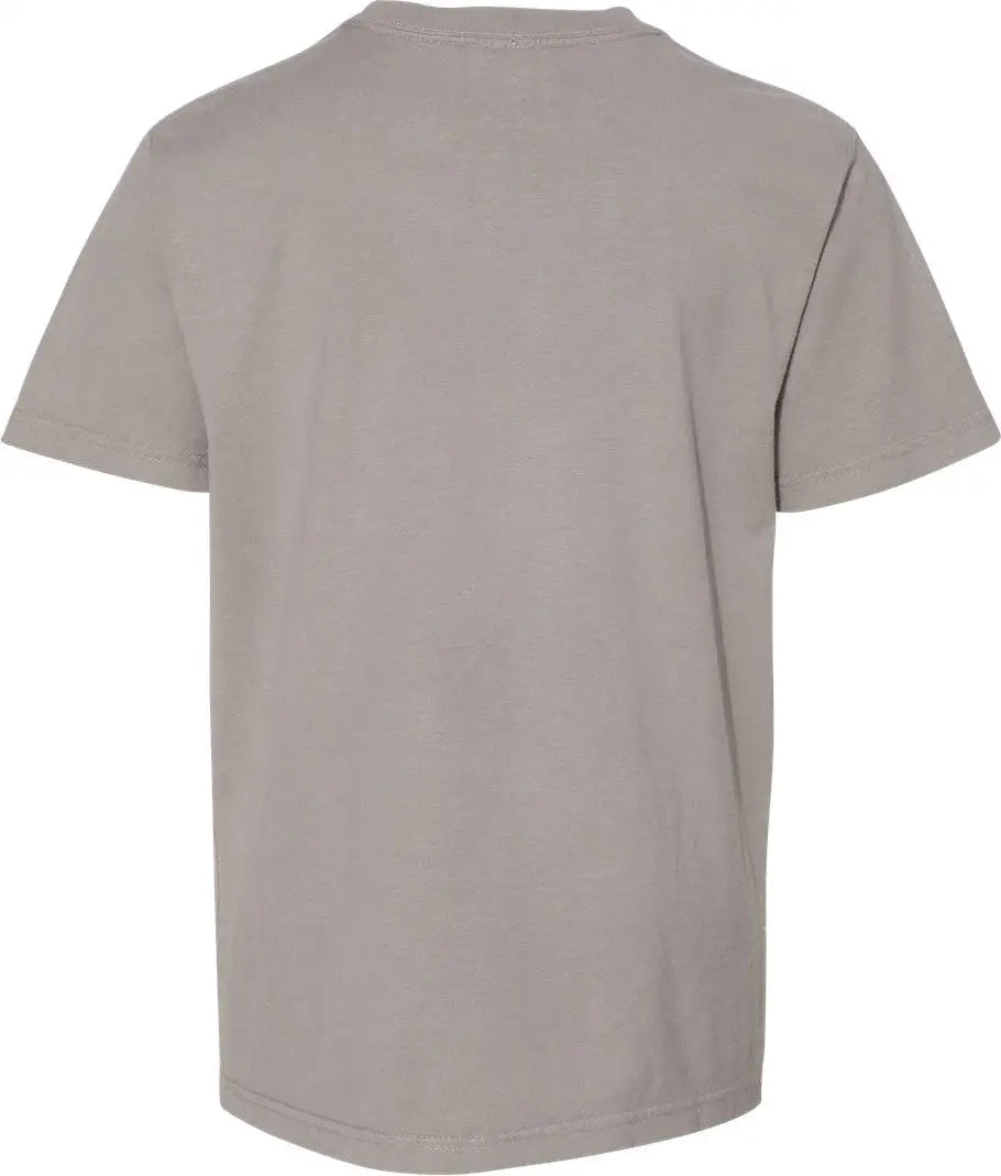 Comfortwash by Hanes Gdh175 Garment-dyed Youth T-shirt - Concrete Grey