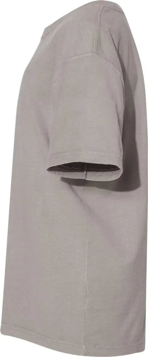 Comfortwash by Hanes Gdh175 Garment-dyed Youth T-shirt - Concrete Grey