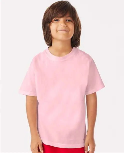 Comfortwash by Hanes Gdh175 Garment-dyed Youth T-shirt - Cotton Candy